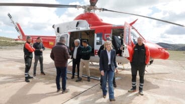 Elisa Núñez en la Unidad Helitransportada de Bomberos Forestales de Cocoll dest