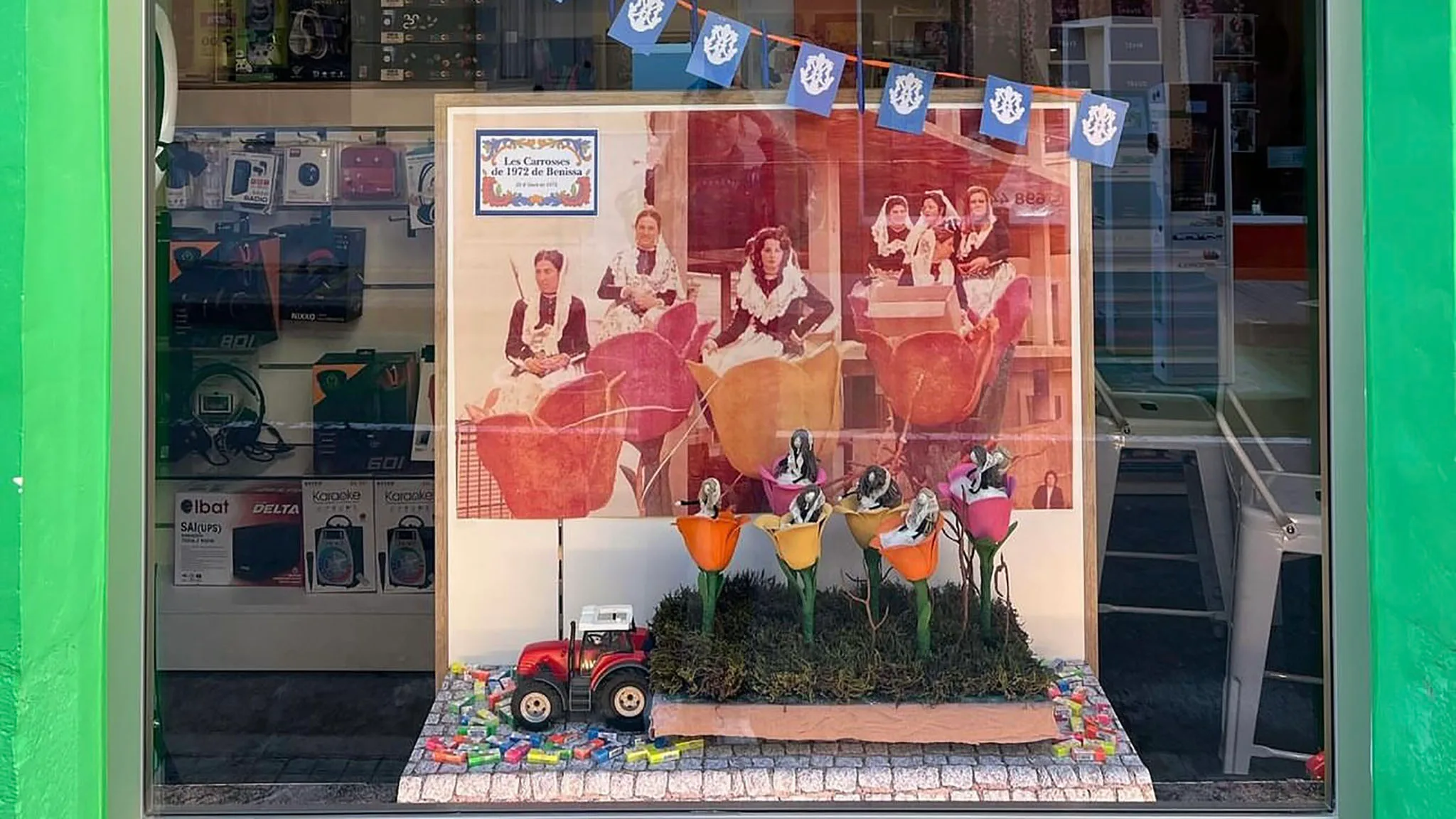escaparate del 1o premio del concurso de escaparates de las fiestas de la purissima xiqueta 2024 de benissa