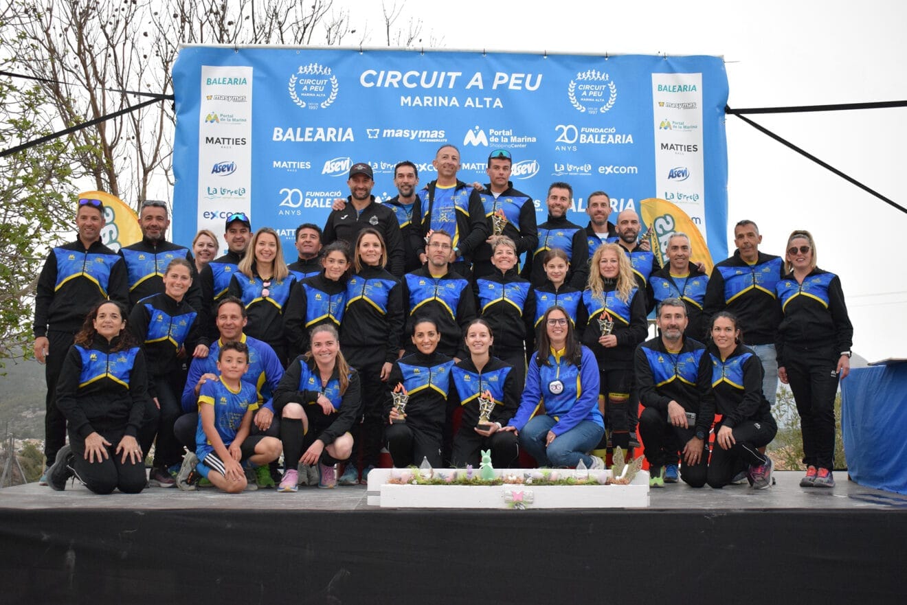 Galardonados en la VII Volta a Peu de Benitatxell