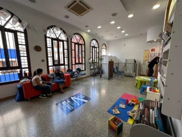 Hall del Centro de Desarrollo Infantil de Atención Temprana de la Marina Alta en Dénia