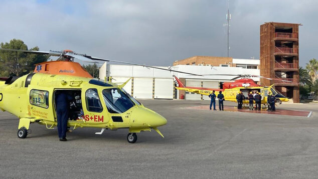 Imagen: Helicópteros de emergencias (archivo)