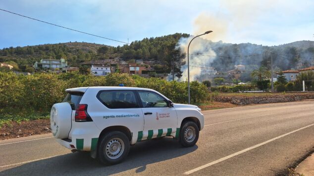 Imagen: Incendio en Pedreguer