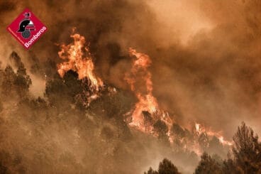 Incendio en Tàrbena – Coll de Rates