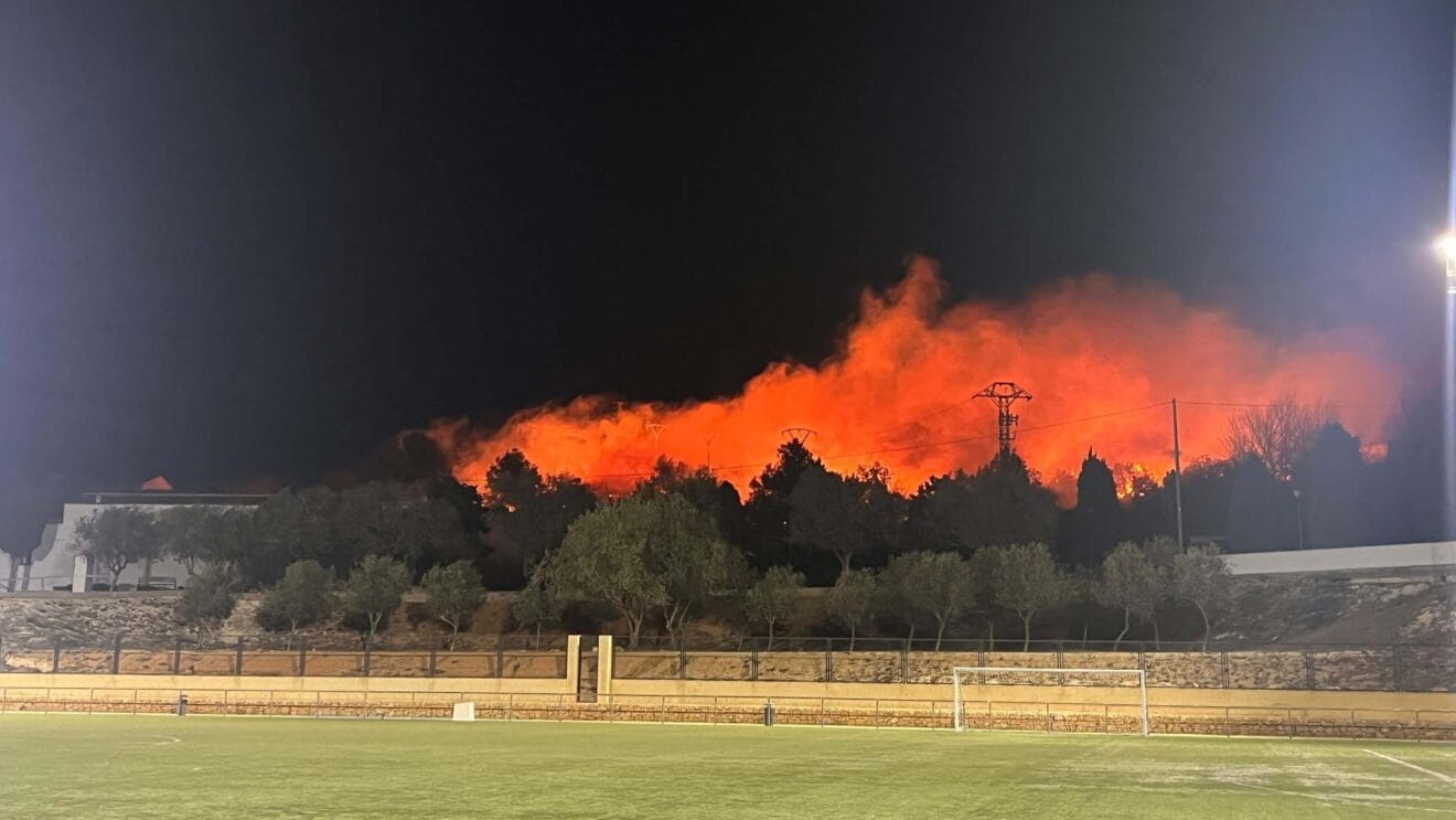 Incendio en un bosque cercano al cementerio de Teulada - Ayuntamiento de Teulada Moraira
