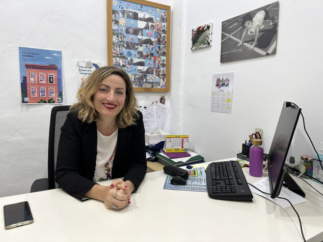 Imagen: Mayte Cabrera, presidenta de Ludia, durante la entrevista