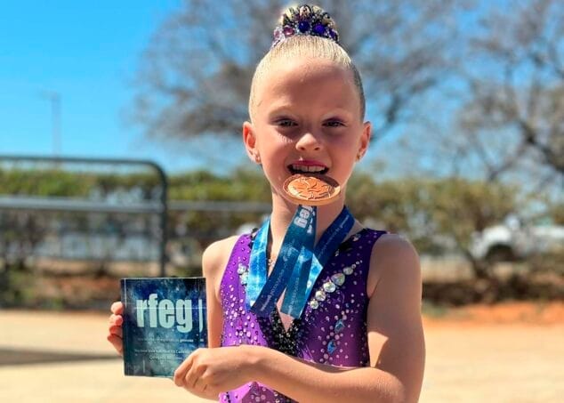Maríia Bozhko del Club Gimnasia Calpe logra el bronce del Campeonato Nacional de Gimnasia 1 Imagen: Maríia Bozhko del Club Gimnasia Calpe