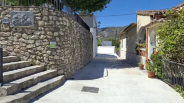 Obras de mejora en La Vall de Gallinera dest