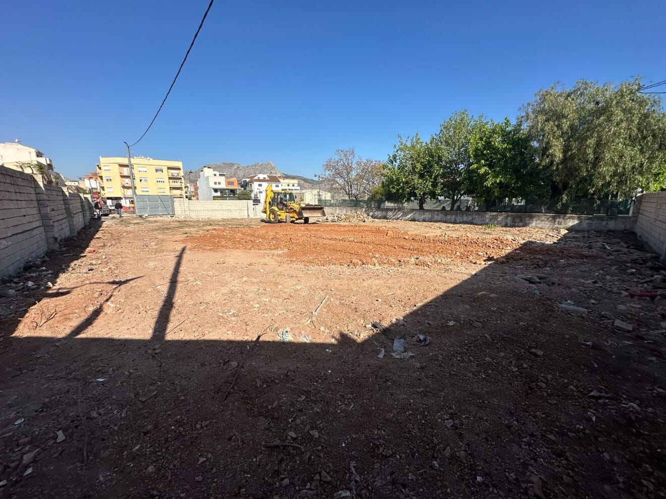 Obras del parking en Calle Dénia