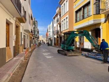 Obras en el alcantarillado