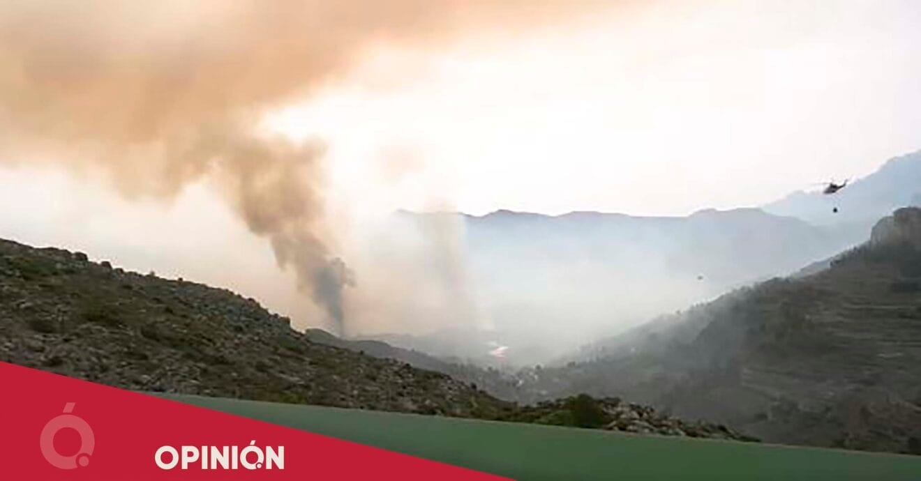 Opinión de Acció Ecologista - Agró sobre los incendios