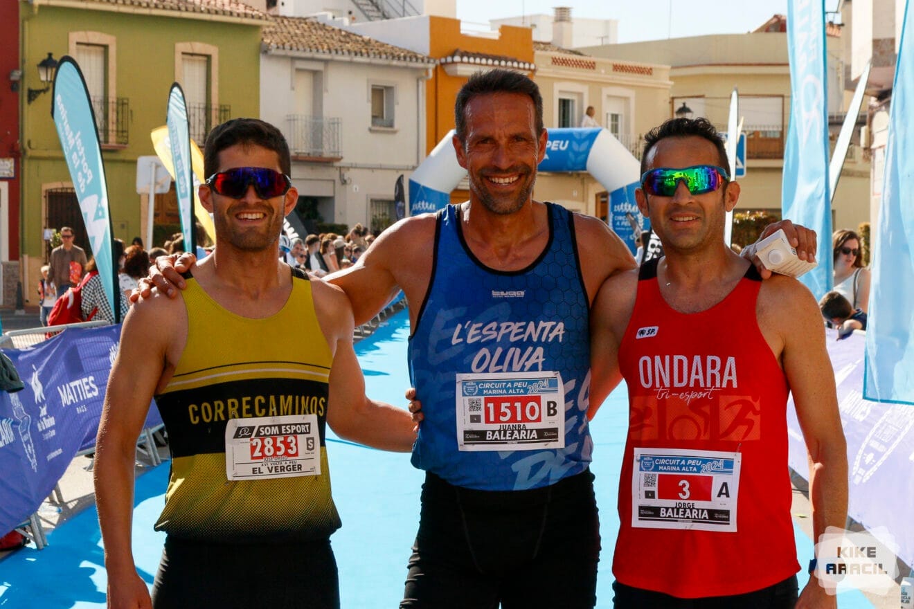 Podio Absoluto masculino El Verger