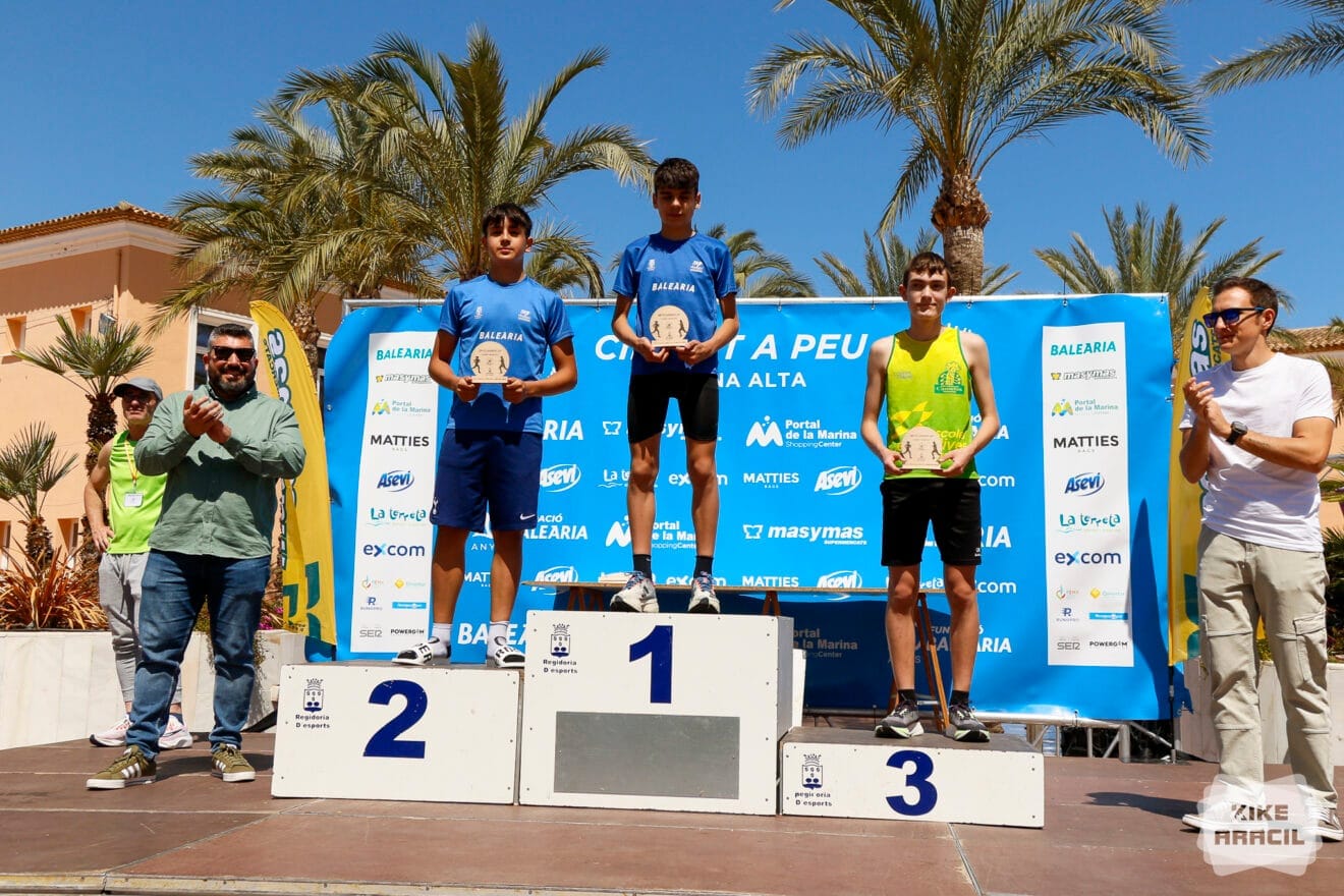Podio Cadete masculino El Verger