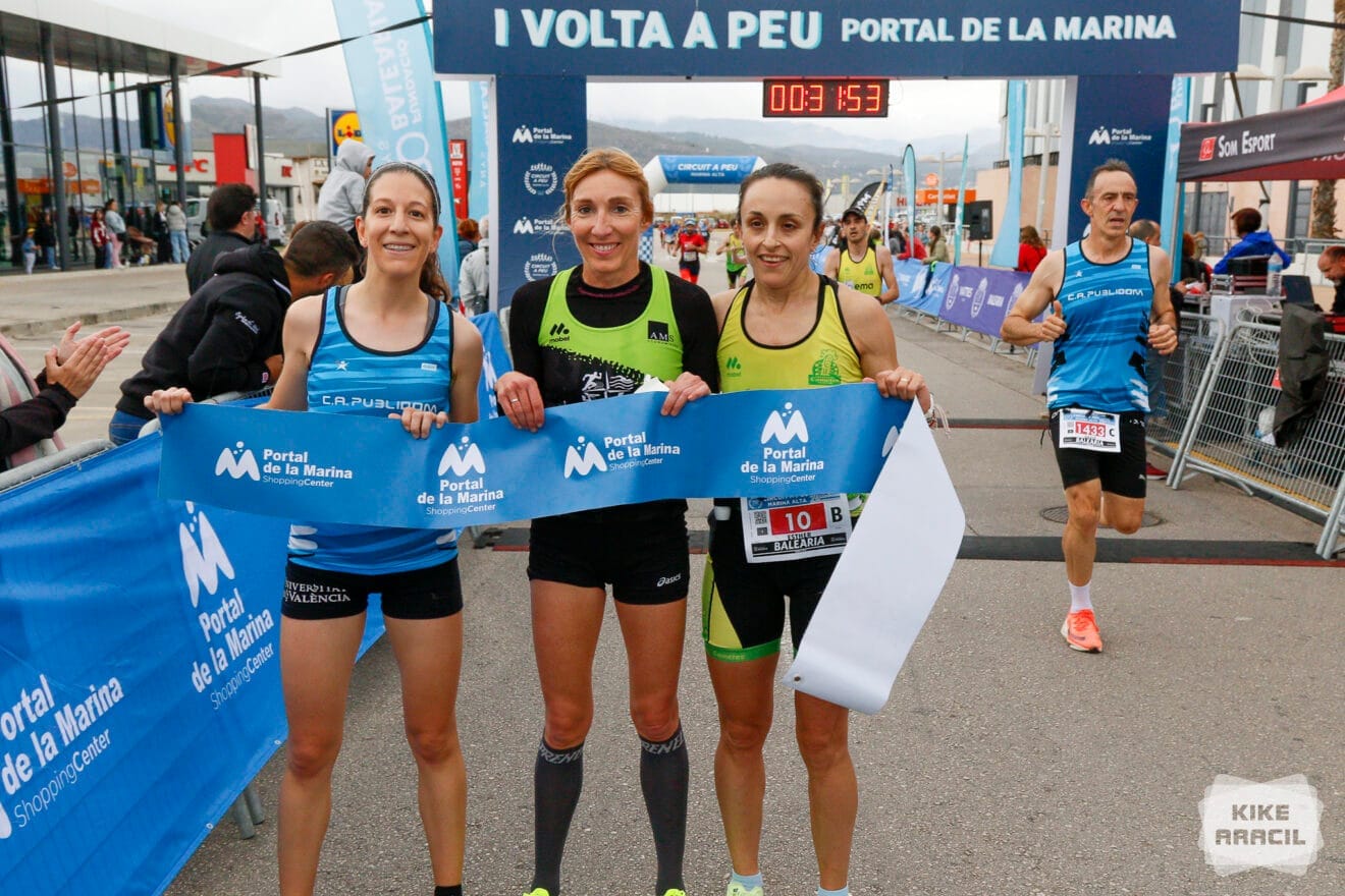 Podio absoluto femenino