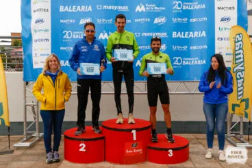Podio masculino volta a peu portal de la marina
