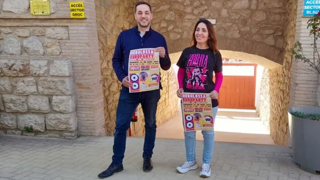 Imagen: Presentación de la EuroParty de Ondara para ver a Nebulossa en el Festival de la Canción de Eurovisión
