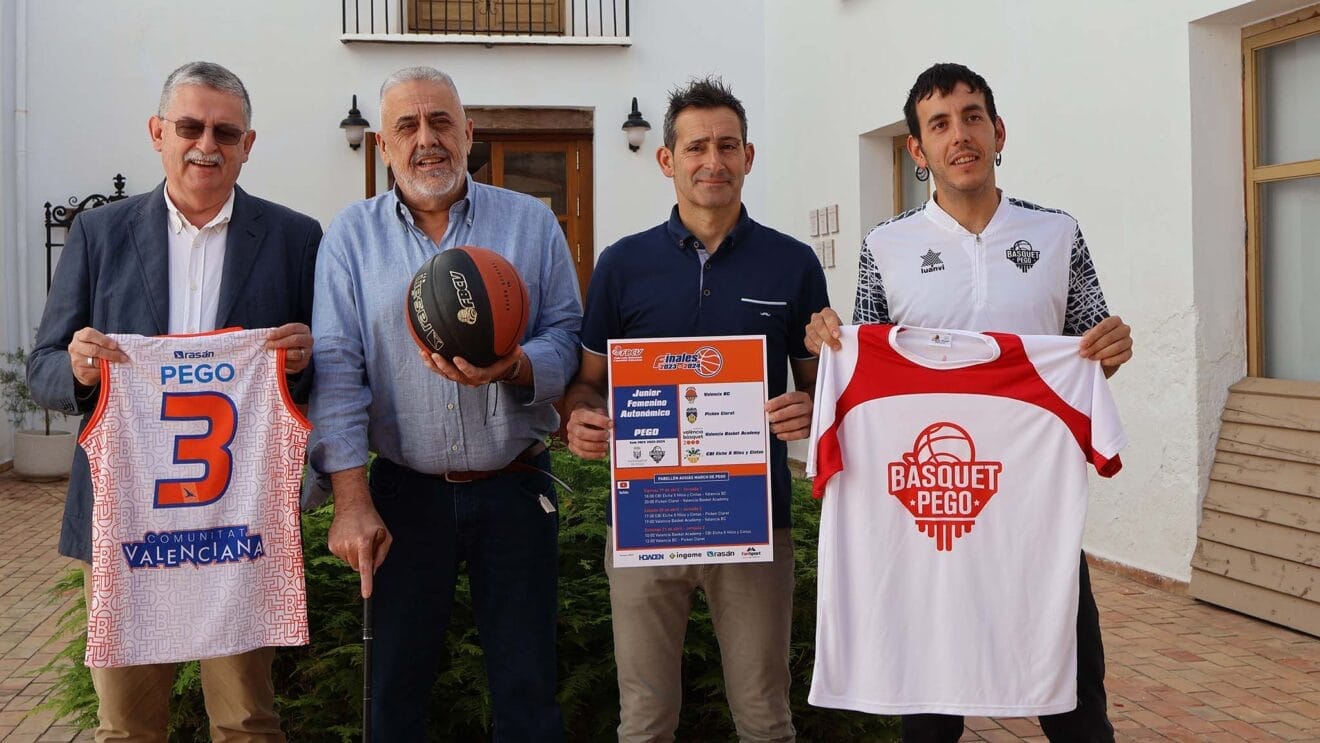 Presentación de los encuentros de la Federación Baloncesto Comunidad Valenciana en Pego