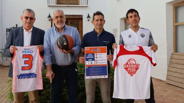 Imagen: Presentación de los encuentros de la Federación Baloncesto Comunidad Valenciana en Pego