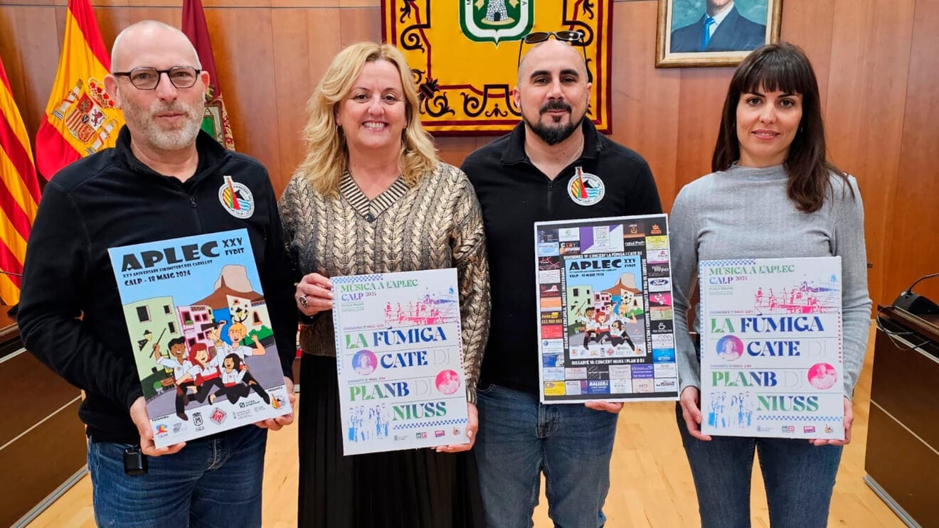 Presentación del XXV Aplec de la Federació Valenciana de Dolçainers i Tabaleters en Calp