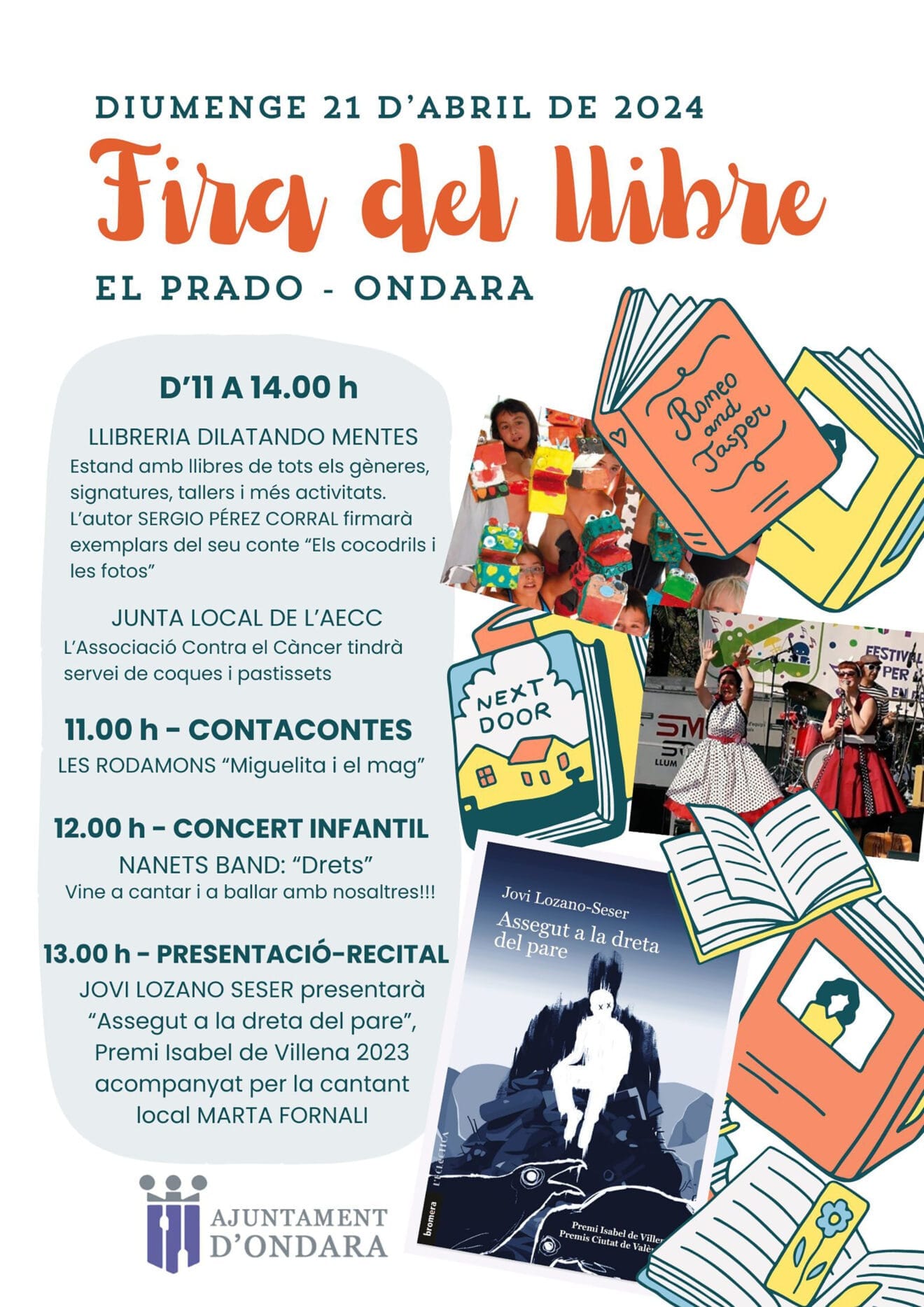 Programa de la Feria del Libro de Ondara
