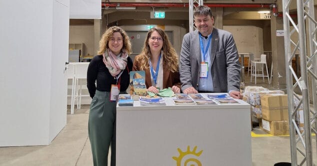 Imagen: Representantes de Calp en la III Feria del Cicloturismo de Bolonia