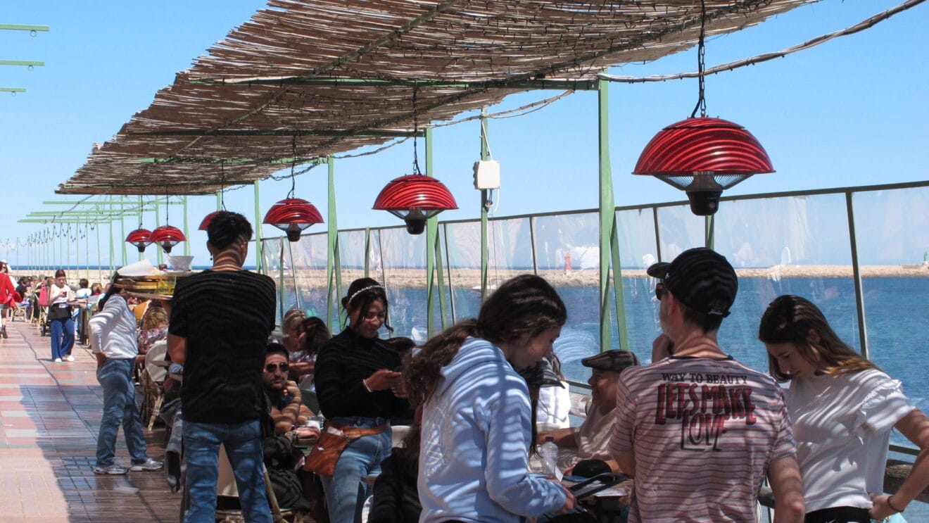 Terrazas de Dénia llenas en Semana Santa 2024