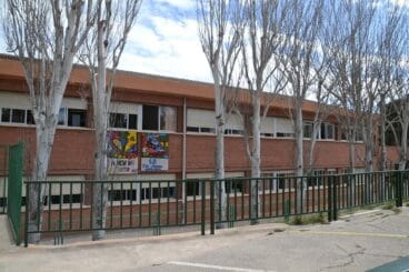 Una de las fachadas del CEIP Azorín de Calp