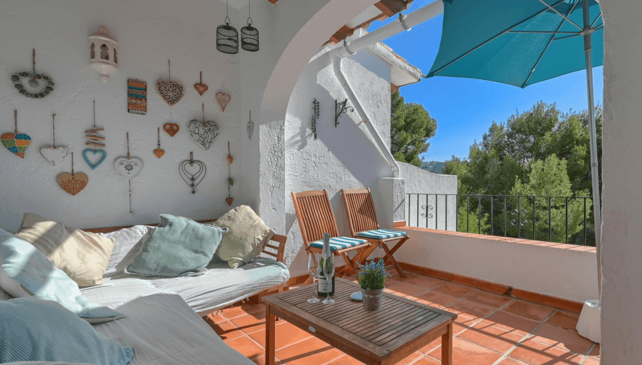 Una terraza ideal para relajarte