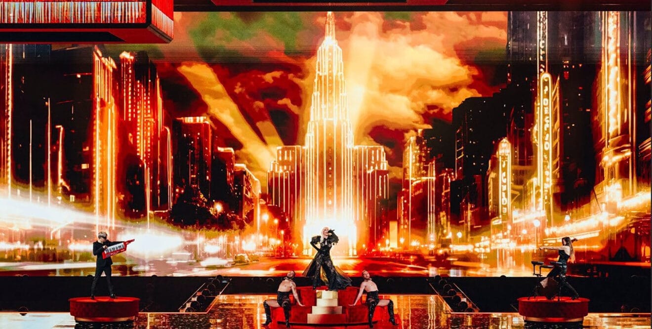 Actuación de Nebulossa en Eurovisión. RTVE. 2