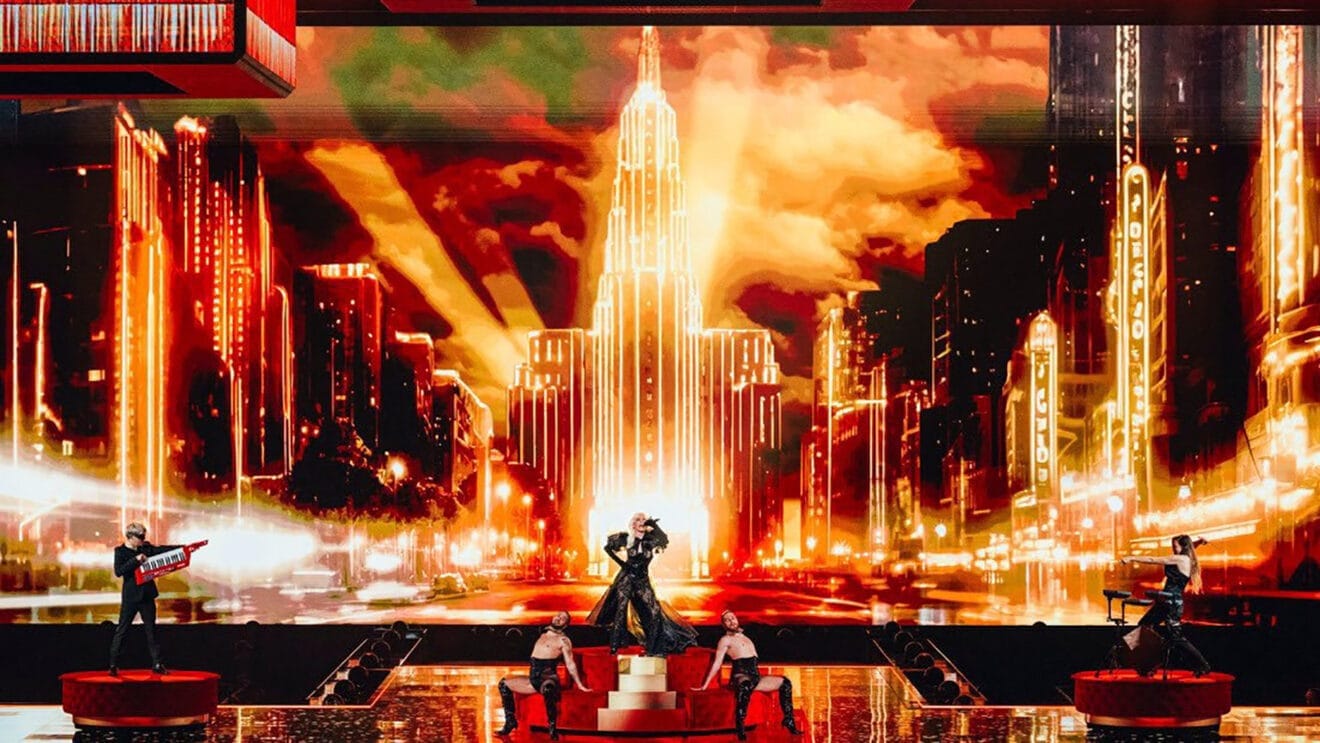 Actuación de Nebulossa en Eurovisión. RTVE. 2 dest