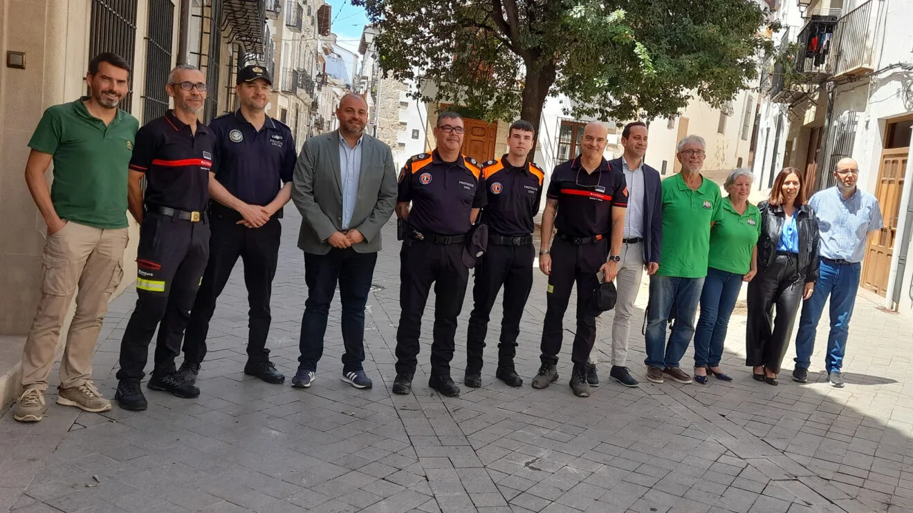 Asistentes a la presentación del sistema de detección temprana de incendios de Benissa