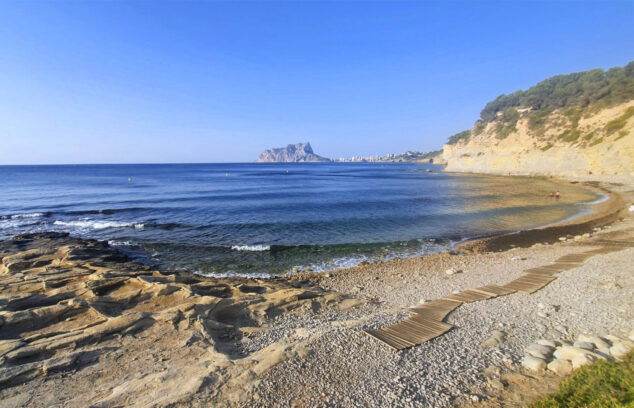 Imagen: Cala Baladrar en Benissa