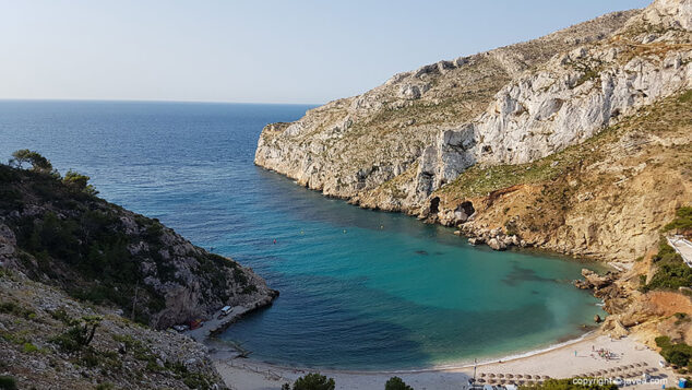 Imagen: Cala de la Granadella de Xàbia