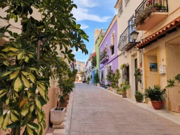 calle del casco antiguo de calp