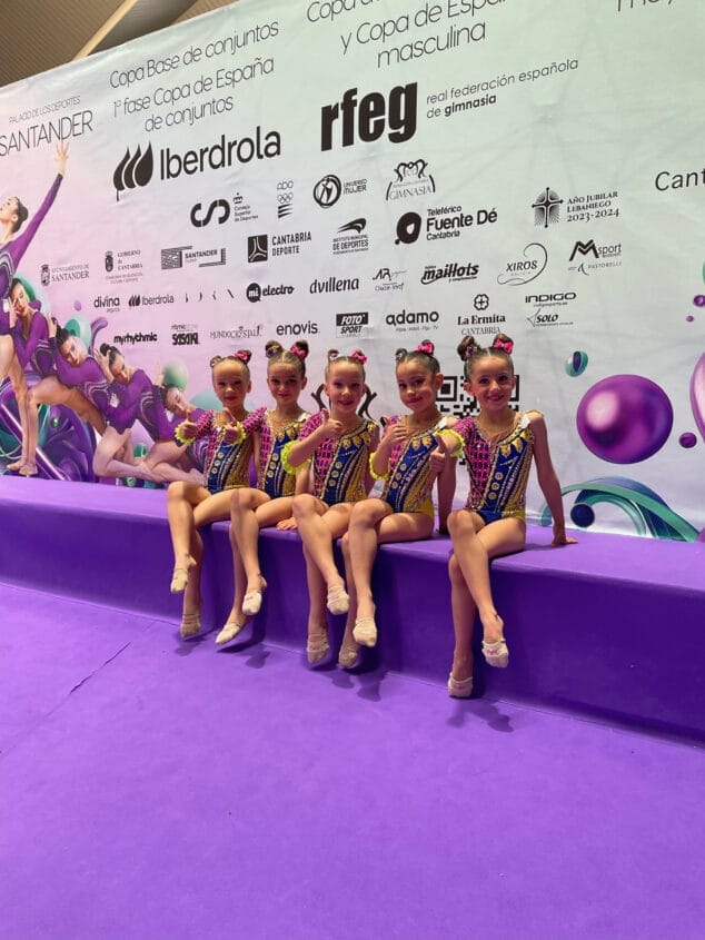 Imagen: Conjunto Benjamín del CG Les Marines de Calp en Santander