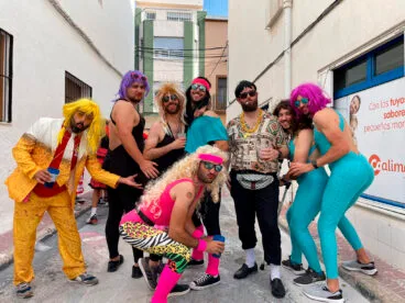 Disfraces en las fiestas de la Rosa de Benitatxell 2024 25