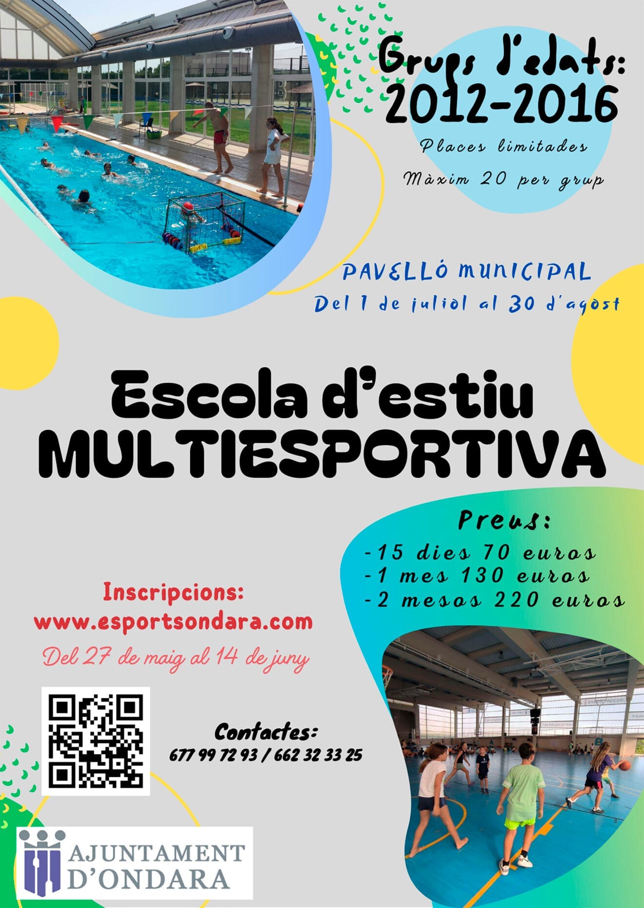 Escola d'estiu multideportiva 2024 de Ondara