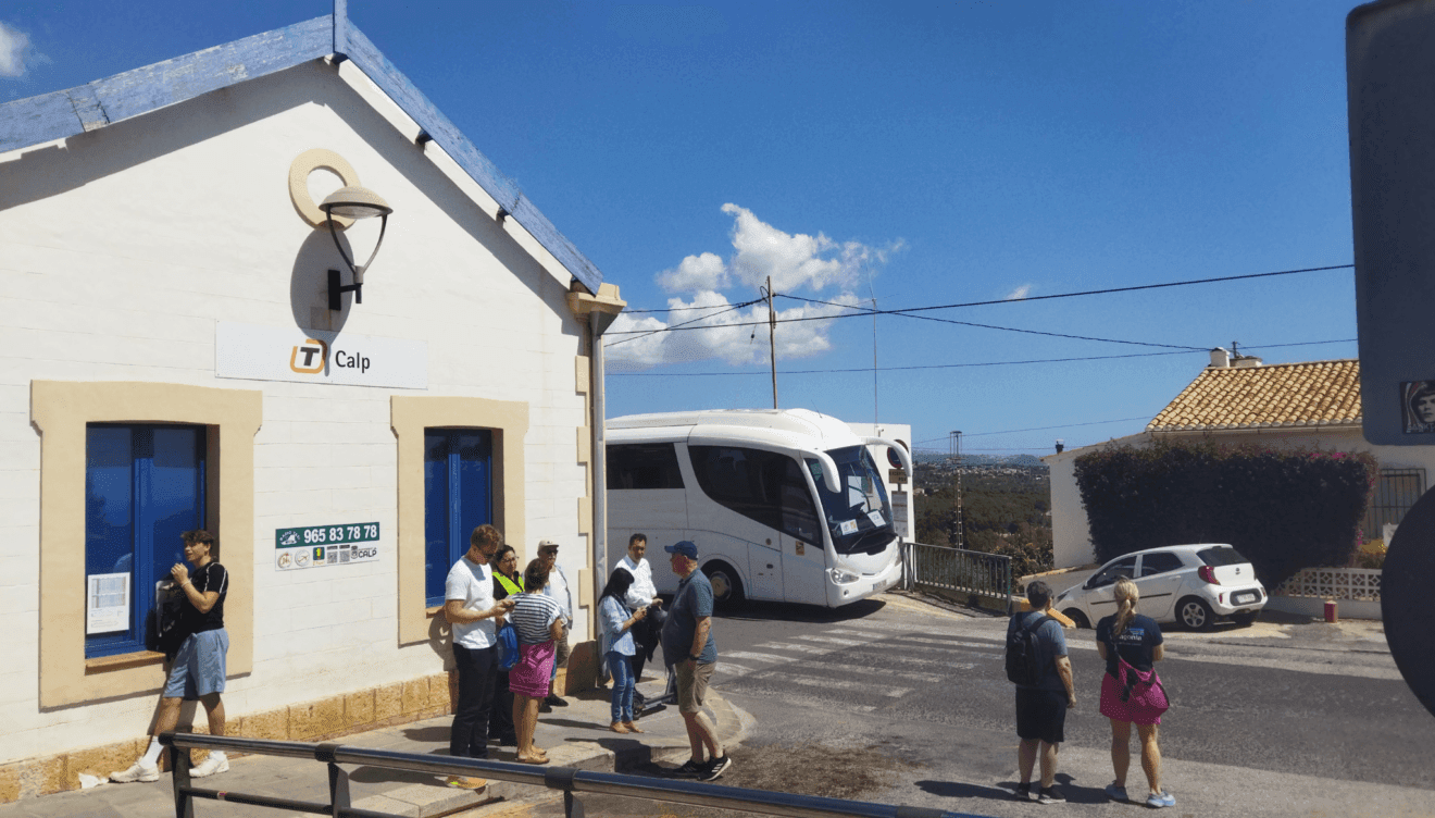 Estación de TRAM en Calp