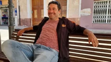José Gayà, de Col·lectiu Mirades, durante la entrevista
