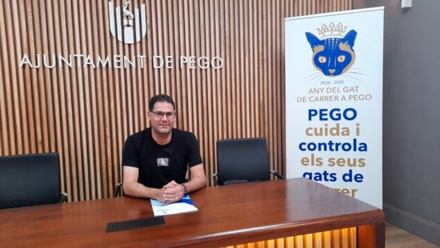 Imagen: Josep Mengual, regidor de Bienestar Animal de Pego