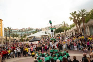 La Muixeranga de la Marina Alta en el XXV Aplec de Dolçainers i Tabaleters en Calp