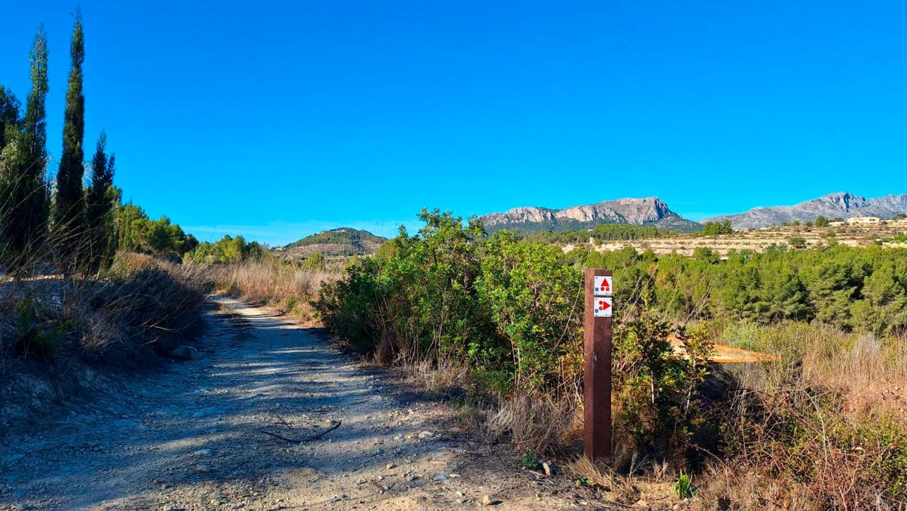 Nueva señalizacion de rutas deportivas en Benissa