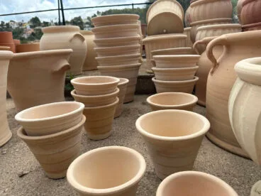 Piezas hechas a mano en Alfarería Berenguer (Orbalfar)