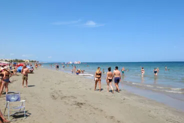 Playa Punta del Raset en Dénia