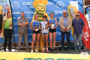 Podio cadete femenino