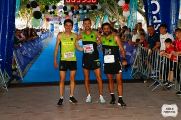 Podio masculino absoluto de la XL Volta a Peu a Pego 2024