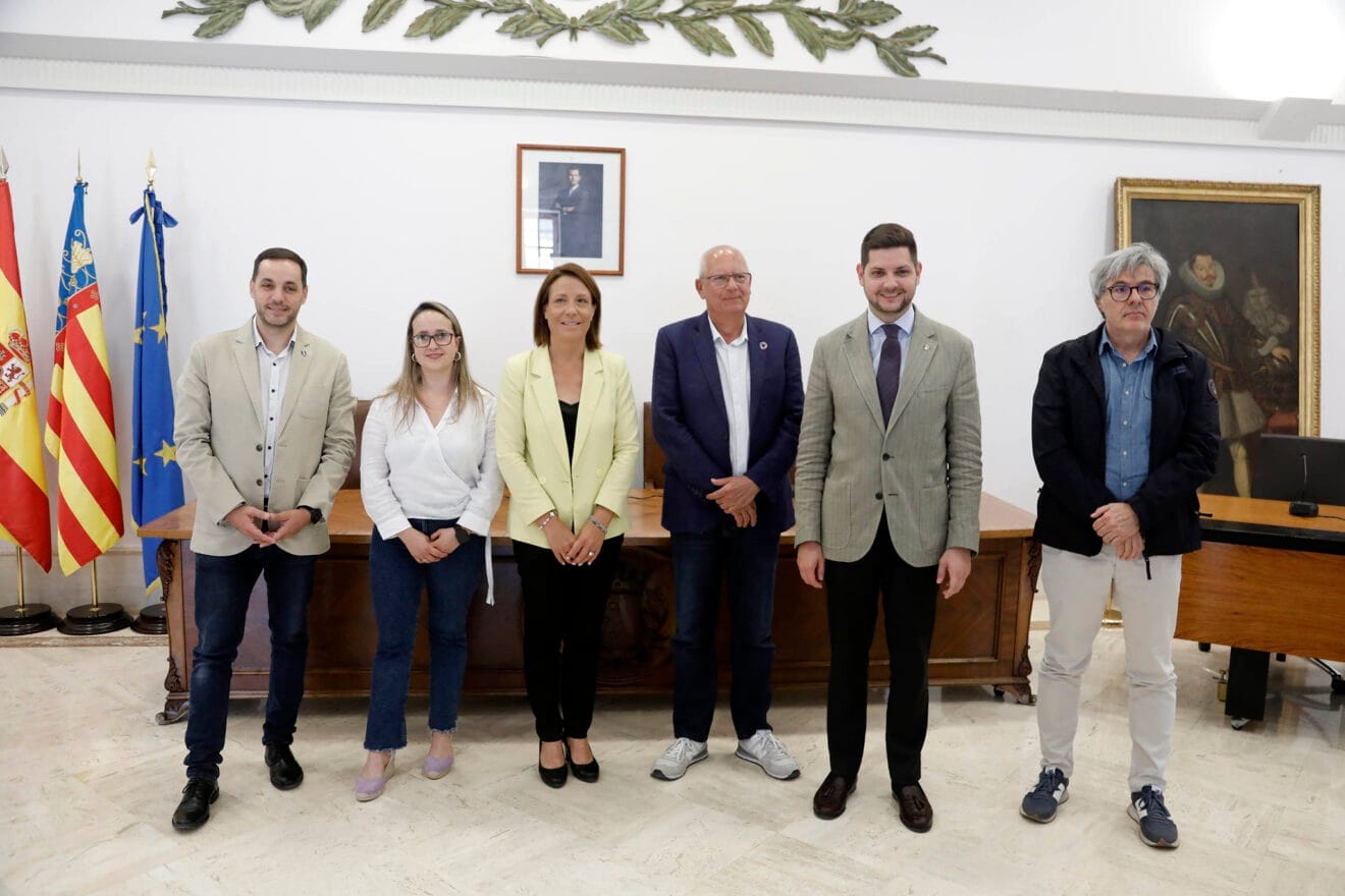 Reunión de los alcaldes de La Marina y La Safor en el Ayuntamiento de Dénia