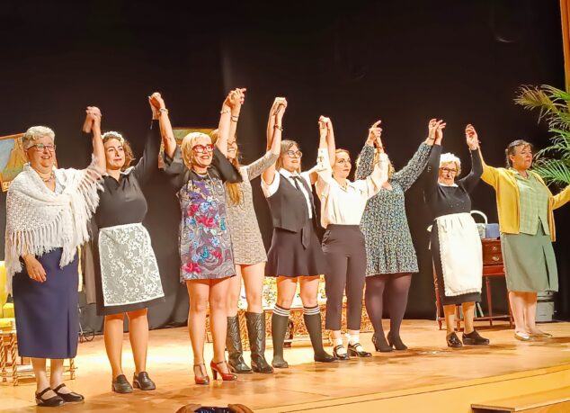 Imagen: Actrices de Ondara en su representación teatral