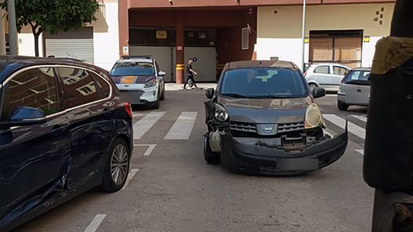 Vehículo robado en Xàbia y encontrado en Dénia dest