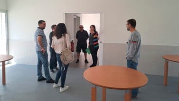 visita a las obras del centro de dia de ondara
