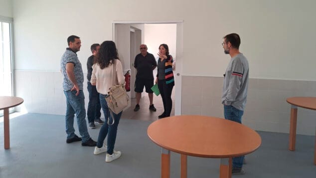 Imagen: Visita a las obras del Centro de Día de Ondara